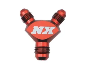 Nitrous Express Red 8AN x 6AN x 6AN Billet Pure-Flo Y Fitting