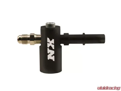 Nitrous Express 90 Degree 3/8-10mm Late Model Billet Fuel Line Adapter - 16185D