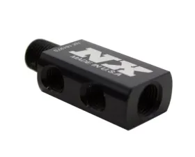 Nitrous Express Compact Distribution Block with Gauge Port