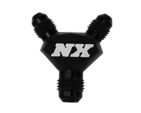 Nitrous Express 6AN x 4AN x 4AN Black Billet Pure-Flo Y Fitting