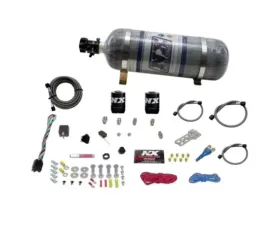 Nitrous Express 100-250HP Universal Ford EFI Race Single Nozzle Nitrous Kit with 12lbs Bottle