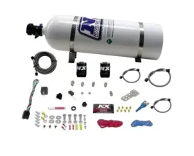 Nitrous Express 100-250HP Universal Ford EFI Race Single Nozzle Nitrous Kit with 15lbs Bottle