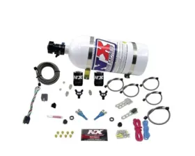 Nitrous Express 100-300HP Universal Ford EFI Dual Nozzle Nitrous Kit with 10lbs Bottle