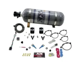 Nitrous Express 100-300HP Universal Ford EFI Dual Nozzle Nitrous Kit with 12lbs Bottle