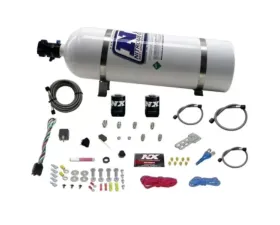 Nitrous Express 100-250HP Universal GM EFI Race Single Nozzle Nitrous Kit with 15lbs Bottle