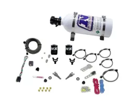 Nitrous Express 50-125HP TBI Dual Nozzle Nitrous Kit with 5lbs Bottle Dodge V8 1992-1995