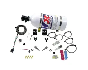 Nitrous Express 50-125HP TBI Dual Nozzle Nitrous Kit with 10lbs Bottle Dodge V8 1992-1995
