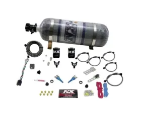 Nitrous Express 100-300HP Universal GM EFI Dual Nozzle Nitrous Kit with 12lbs Bottle