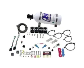 Nitrous Express 50-150HP x 2 Universal GM EFI Dual Stage Nitrous Kit with 5lbs Bottle