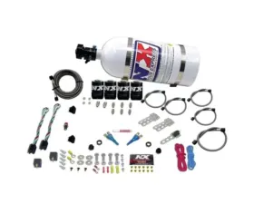Nitrous Express 50-150HP x 2 Universal GM EFI Dual Stage Nitrous Kit with 10lbs Bottle