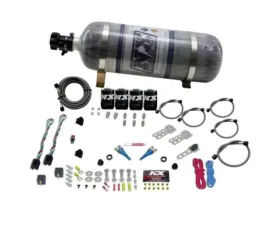 Nitrous Express 50-150HP x 2 Universal GM EFI Dual Stage Nitrous Kit with 12lbs Bottle