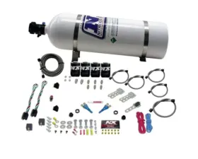 Nitrous Express 50-150HP x 2 Universal GM EFI Dual Stage Nitrous Kit with 15lbs Bottle