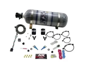 Nitrous Express 100-300HP Dodge EFI Full Race Dual Nozzle Nitrous Kit with 12lbs Bottle