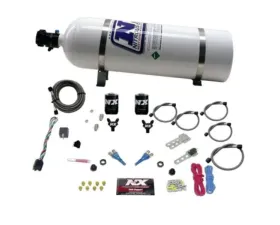 Nitrous Express 100-300HP Dodge EFI Full Race Dual Nozzle Nitrous Kit with 15lbs Bottle