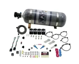 Nitrous Express 50-150HP x 2 EFI Dual Stage Nitrous Kit with 12lbs Bottle Dodge 1992-1994