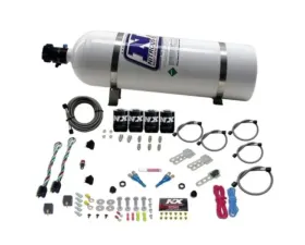 Nitrous Express 50-150HP x 2 EFI Dual Stage Nitrous Kit with 15lbs Bottle Dodge 1992-1994