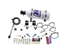 Nitrous Express 35-50-75HP Dual Nozzle Sport Compact Nitrous Kit with 5lbs Bottle