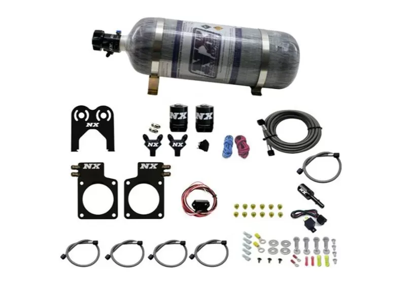 Nitrous Express 35-300HP Nitrous Plate Kit with Composite Bottle Nissan GT-R 2009-2020 - 20717-12