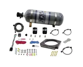 Nitrous Express 100-400HP GM LS 112mm Adapter Plate Kit with 12LB Bottle