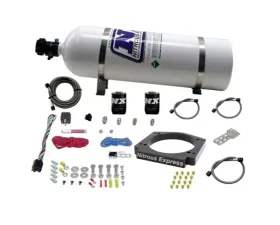 Nitrous Express 100-400HP GM LS 112mm Adapter Plate Kit with 15LB Bottle