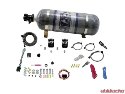 Nitrous Express 35-150HP Single Nozzle Fly By Wire Nitrous Kit with 12lbs Bottle Dodge Hemi | SRT8 2006-2020 - 20918-12