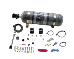 Nitrous Express 35 -50-150HP All Ford EFI Single Nozzle Nitrous Kit with 12lb Bottle
