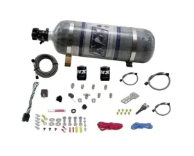 Nitrous Express 35-50-75HP All Sport Compact EFI Single Nozzle Nitrous Kit with 12lb Bottle