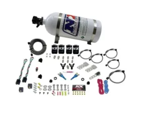 Nitrous Express 35-75HP x 2 Sport Compact EFI Dual Stage Nitrous Kit with 10lbs Bottle