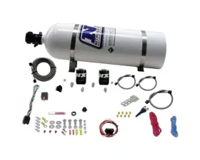 Nitrous Express 35-150HP Single Nozzle Nitrous Kit with 15lbs Bottle Chevrolet Camaro 5th Gen 2010-2015