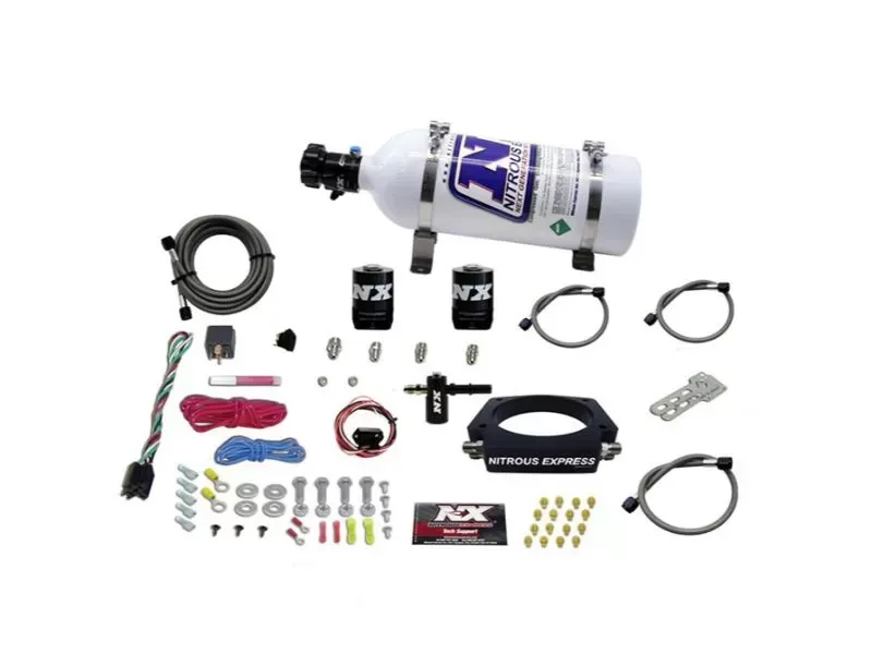 Nitrous Express 50-300HP Nitrous Plate Kit with 5lbs Bottle Chevrolet Corvette C7 | Camaro 6.2L 2014+ - 20938-05