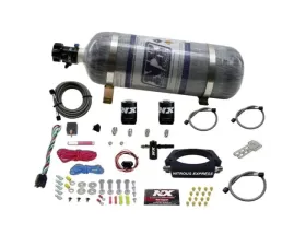Nitrous Express 50-300HP Nitrous Plate Kit with 12lbs Bottle Chevrolet Corvette C7 | Camaro 6.2L 2014+