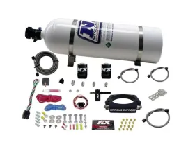 Nitrous Express 50-300HP Nitrous Plate Kit with 15lbs Bottle Chevrolet Corvette C7 | Camaro 6.2L 2014+