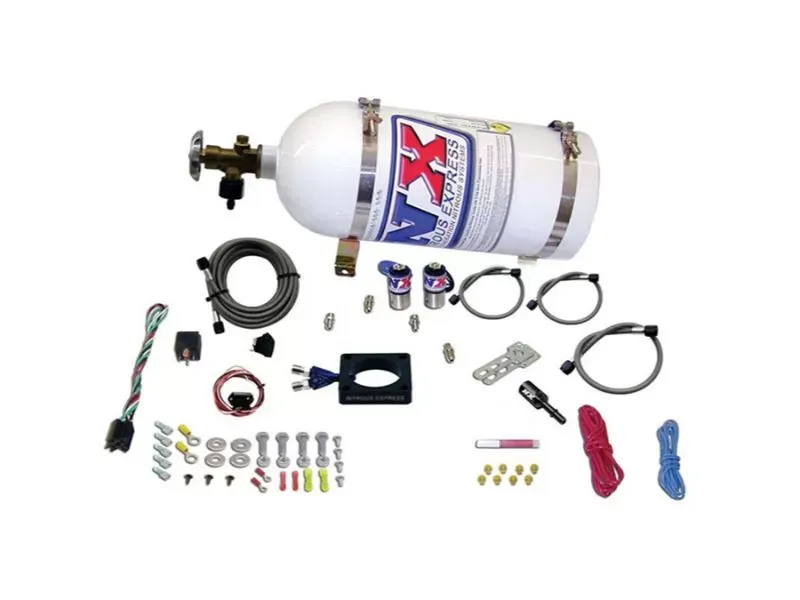 Nitrous Express 35-100HP Turbo Nitrous Plate Kit with 10lbs Bottle Dodge Dart 1.4L 2013+ - 20941-10