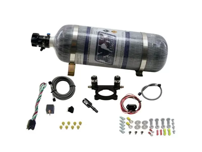 Nitrous Express 35-100HP Turbo Nitrous Plate Kit with 12lbs Bottle Dodge Dart 2.0L 2013+ - 20942-12