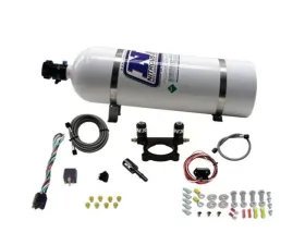 Nitrous Express Nitrous Plate Kit with 15lbs Bottle Dodge Challenger | Charger SRT Hellcat | Demon 2015-2020