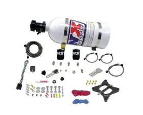 Nitrous Express 2 Valve Nitrous Plate Kit with 10lb Bottle Ford 4.6L 1996-2004