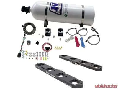 Nitrous Express Direct Port Plate System with 15lb Bottle Dodge | Jeep 5.7 | 6.1 | 6.4 Hemi 2005-2022 - 20958-15