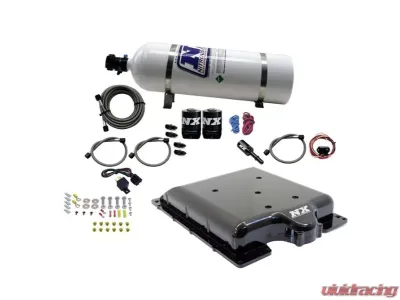 Nitrous Express 100-400HP Supercharger Lid Nitrous Kit with 15lbs Bottle Dodge Hellcat | Demon 2015-2021 - 20972-15