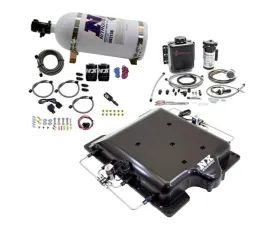 Nitrous Express Supercharger Lid Nitrous | Water Injection Kit 100-400HP with 10lbs Bottle Dodge Hellcat 2015-2020
