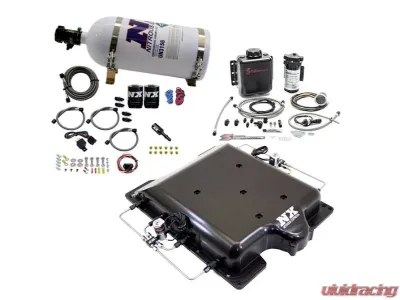 Nitrous Express Supercharger Lid Nitrous | Water Injection Kit 100-400HP with 10lbs Bottle Dodge Hellcat 2015-2020 - 20972BMF-10