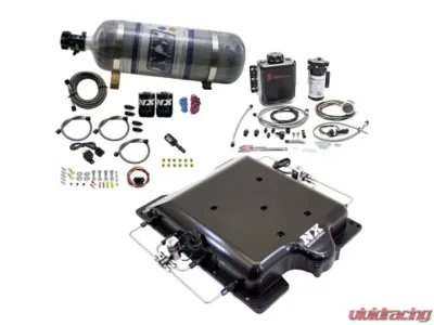 Nitrous Express Supercharger Lid Nitrous | Water Injection Kit 100-400HP with 12lb Bottle Dodge Hellcat 2015-2020 - 20972BMF-12