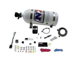Nitrous Express 35-150HP Universal Dry EFI Single Nozzle Nitrous Kit with 10lb Bottle