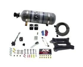 Nitrous Express 4150 4-BBL 50-300HP Gasoline Nitrous Kit with 12lbs Bottle