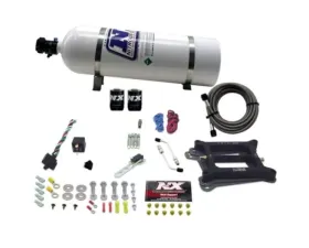 Nitrous Express 4150 4-BBL 50-300HP Gasoline Nitrous Kit with 15lbs Bottle