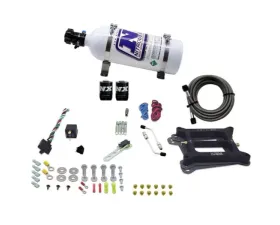 Nitrous Express 4150 4-BBL 50-300HP Alcohol Nitrous Kit with 5lbs Bottle