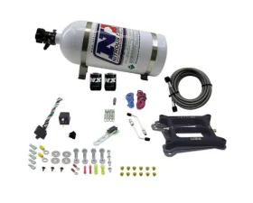 Nitrous Express 4150 4-BBL 50-300HP Alcohol Nitrous Kit with 10lbs Bottle