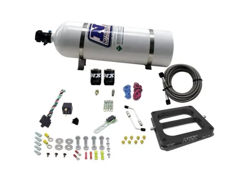 Nitrous Express 4500 50-300HP Dominator Gasoline Nitrous Kit with 15lbs Bottle - 30070-15