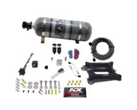 Nitrous Express 50-200HP 4-BBL 4150 Hitman Plus Nitrous Kit with Composite Bottle