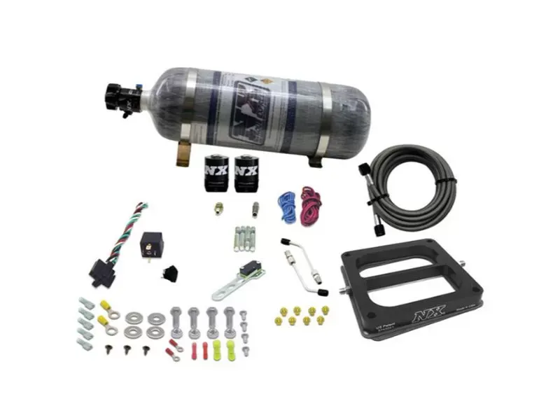 Nitrous Express 100-200HP 4500 Dominator Hitman Nitrous Kit with 12lbs Bottle - 40070-12