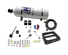 Nitrous Express 100-200HP 4500 Dominator Hitman Nitrous Kit with 15lbs Bottle
